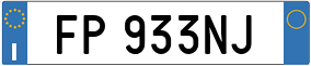 Truck License Plate